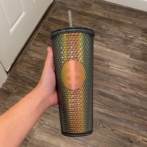 Fall 2020 Black Iridescent Studded Starbucks Cup